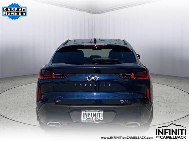 Photo of 2025 Hermosa Blue INFINITI QX55