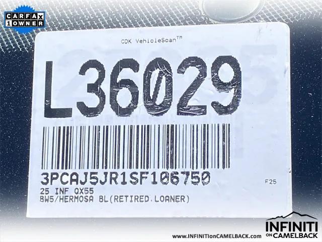 Photo of 2025 Hermosa Blue INFINITI QX55