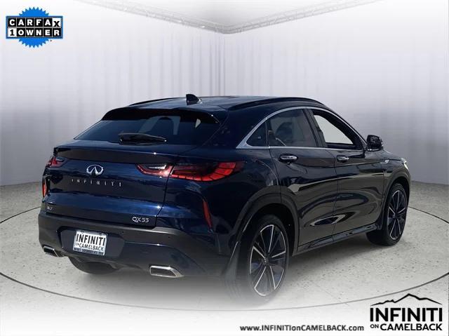 Photo of 2025 Hermosa Blue INFINITI QX55