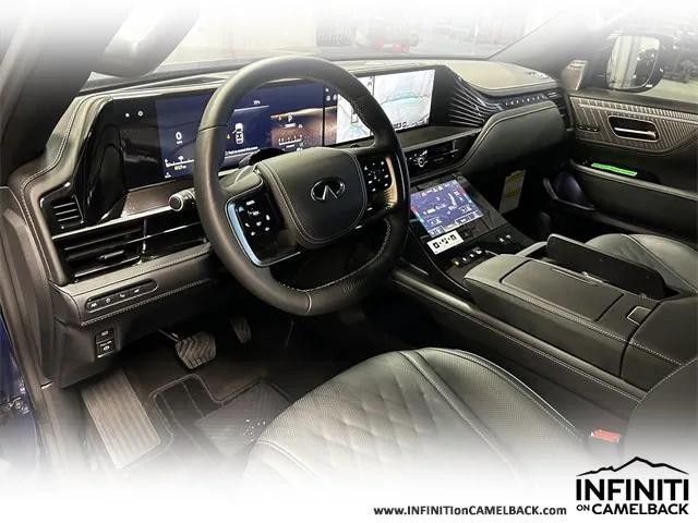 Photo of 2025 Black Obsidian/Grand Blue INFINITI QX80