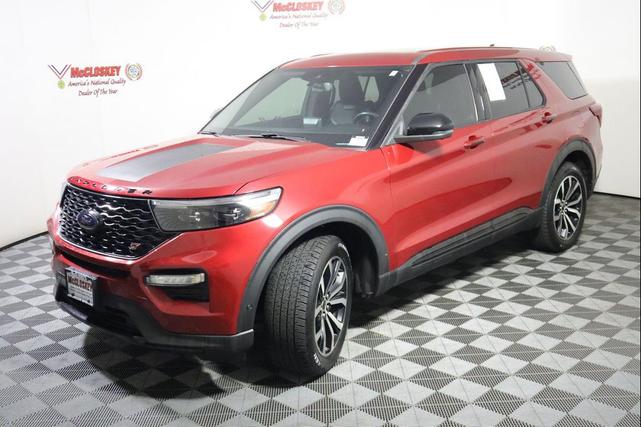 Photo of 2021 Rapid Red Metallic Tinted Clearcoat Ford Explorer