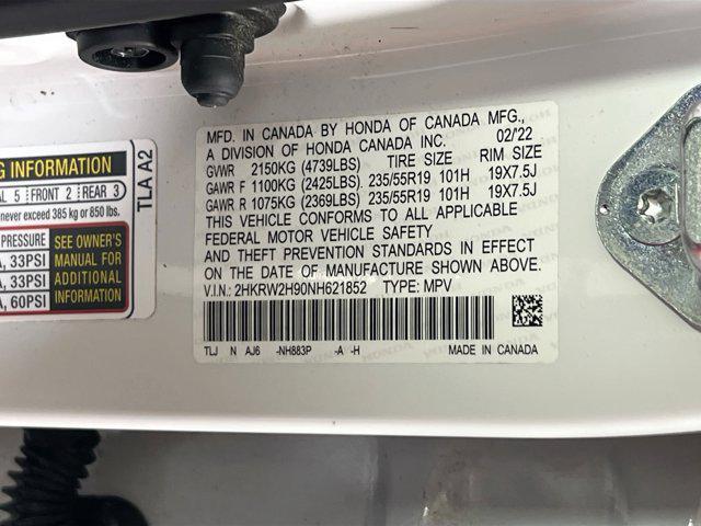 Photo of 2022 Platinum White Pearl Honda CR-V