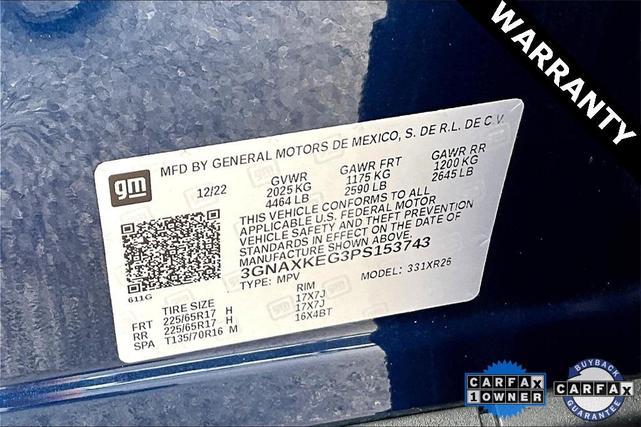Photo of 2023 Blue Glow Metallic Chevrolet Equinox