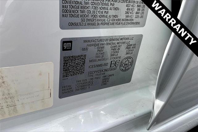 Photo of 2022 Summit White Chevrolet Silverado 1500