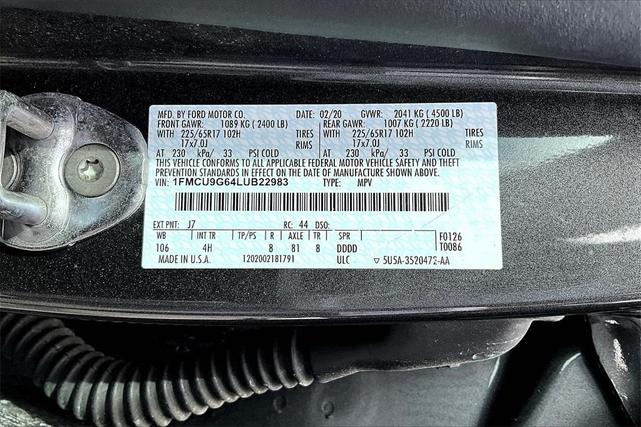 Photo of 2020 Magnetic Ford Escape