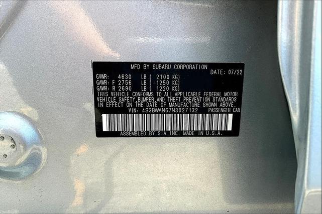 Photo of 2022 Ice Silver Metallic Subaru Legacy