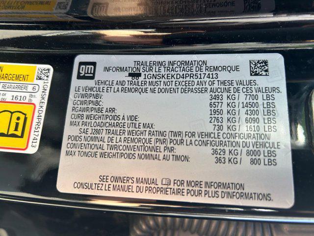 Photo of 2023 Black Chevrolet Suburban