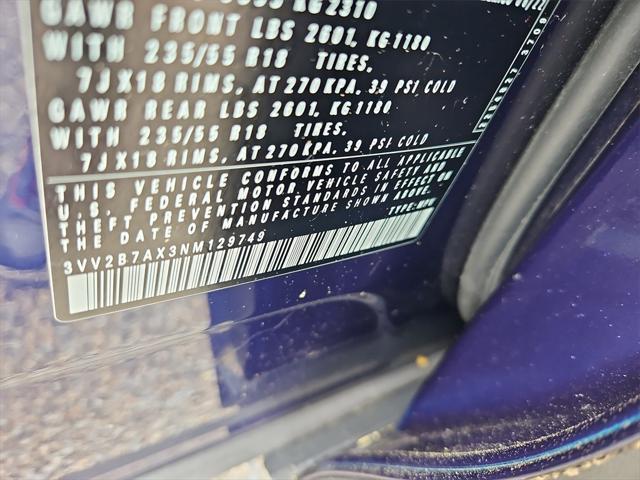 Photo of 2022 Atlantic Blue Metallic Volkswagen Tiguan