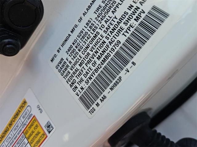 Photo of 2021 Platinum White Pearl Honda Passport