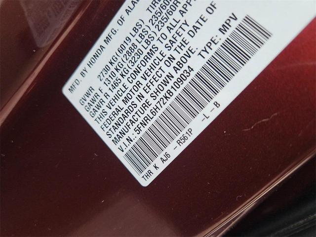 Photo of 2019 Deep Scarlet Pearl Honda Odyssey