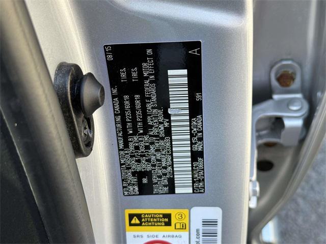 Photo of 2015 Silver Lining Metallic Lexus RX 350
