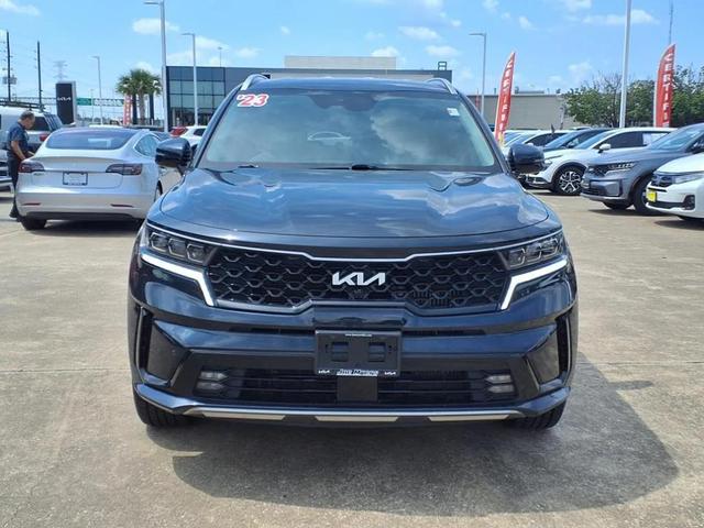 Photo of 2023 Gravity Blue Kia Sorento Hybrid