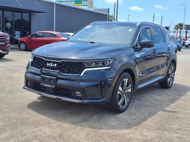 Photo of 2023 Gravity Blue Kia Sorento Hybrid