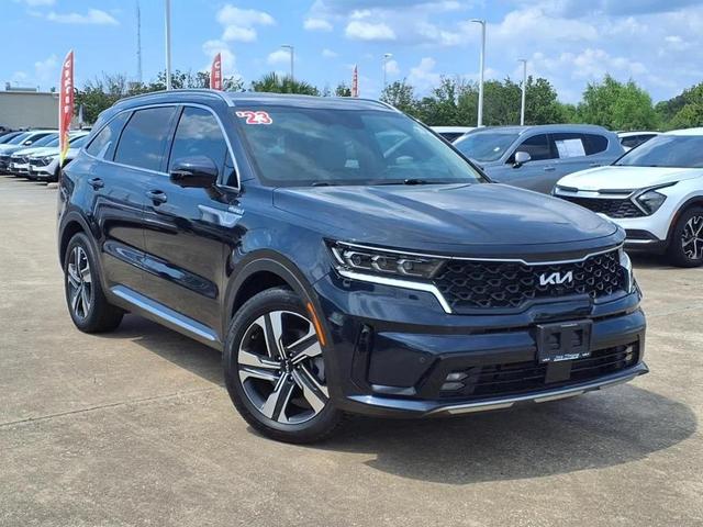 Photo of 2023 Gravity Blue Kia Sorento Hybrid