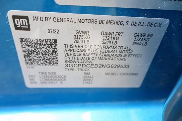 Photo of 2022 Glacier Blue Metallic Chevrolet Silverado 1500
