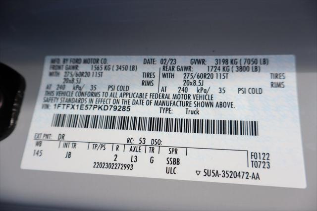 Photo of 2023 Avalanche Gray Ford F-150