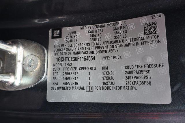 Photo of 2015 Cyber Gray Metallic Chevrolet Colorado