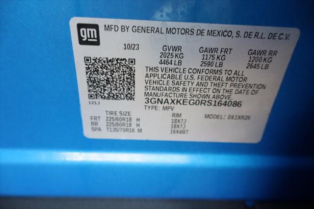 Photo of 2024 Riptide Blue Metallic Chevrolet Equinox