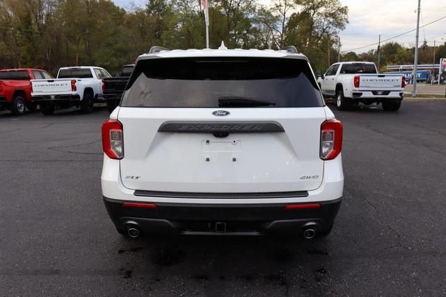 Photo of 2022 Star White Metallic Tri-Coat Ford Explorer