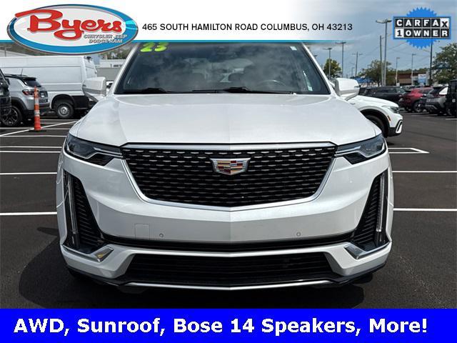 Photo of 2023 Crystal White Tricoat Cadillac XT6