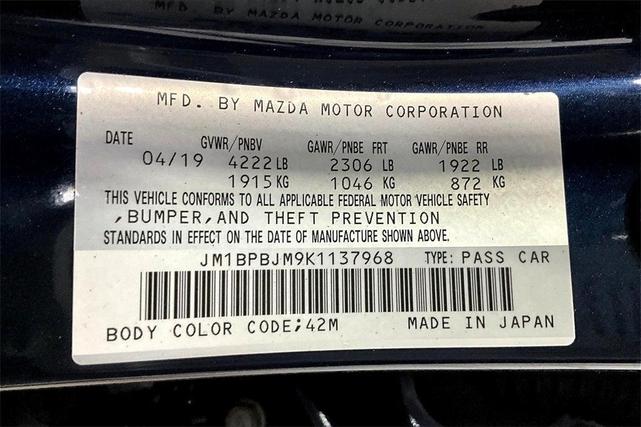 Photo of 2019 Deep Crystal Blue Mica Mazda Mazda3