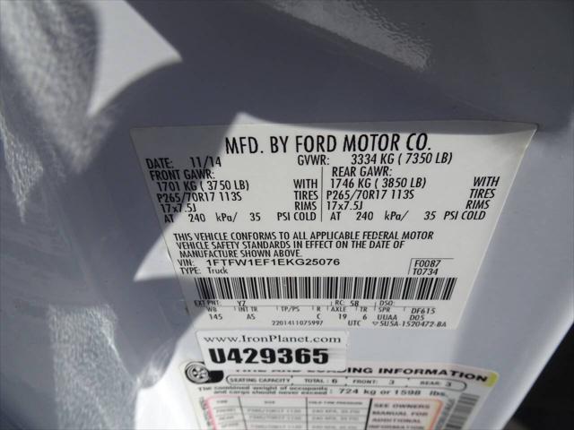 Photo of 2014 White Ford F-150