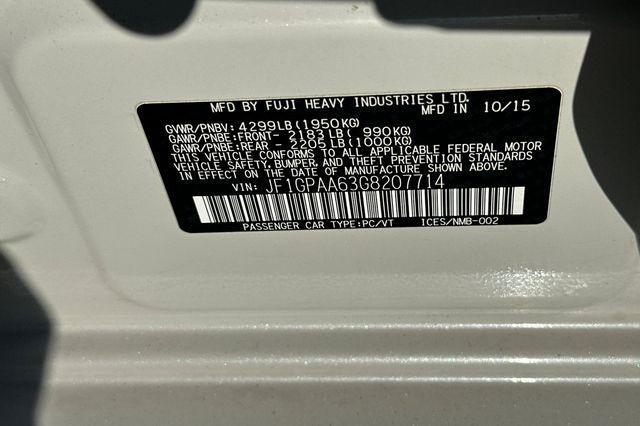 Photo of 2016 Crystal White Pearl Subaru Impreza