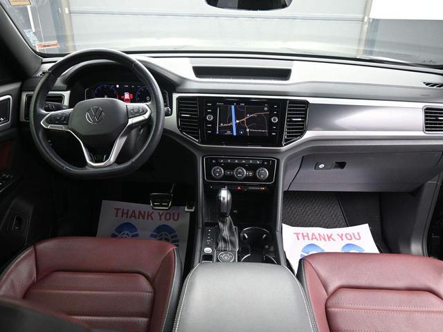 Photo of 2021 Dark Burgundy Volkswagen Atlas Cross Sport