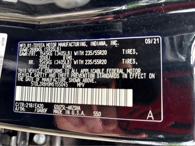 Photo of 2021 -Select- Toyota Highlander