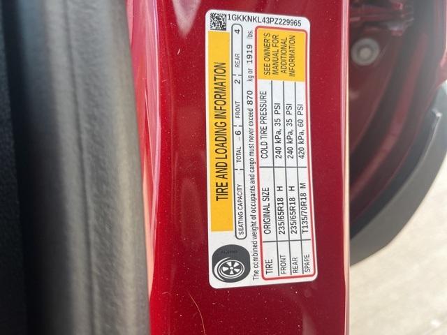 Photo of 2023 Volcanic Red GMC Acadia