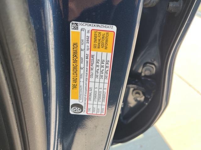 Photo of 2022 Northsky Blue Metallic Chevrolet Silverado 1500