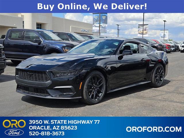 Photo of 2025 Shadow Black Ford Mustang