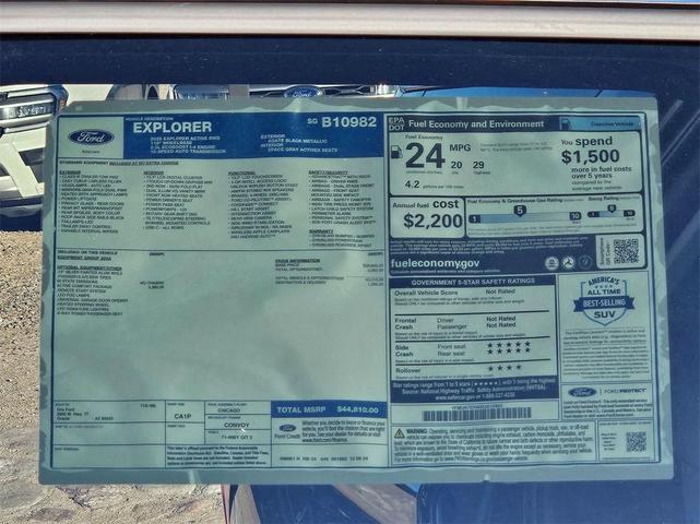 Photo of 2025 Agate Black Metallic Ford Explorer