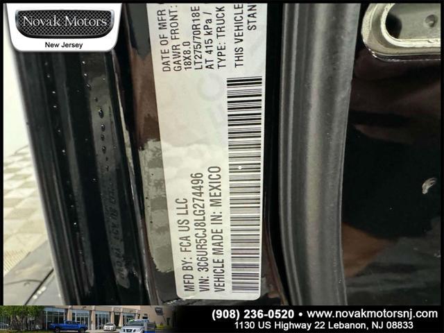 Photo of 2020 Diamond Black Crystal Pearlcoat RAM 2500