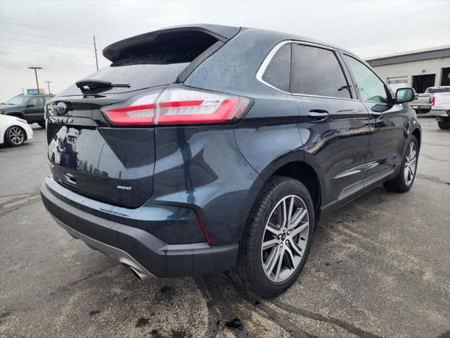 Photo of 2024 Stone Blue Metallic Ford Edge