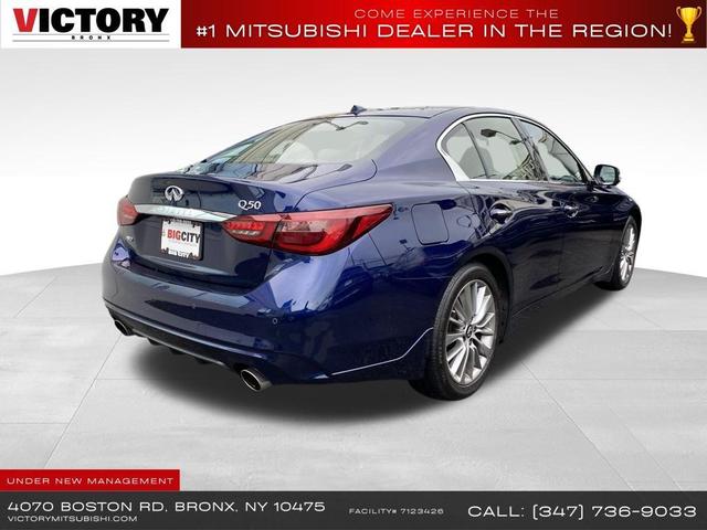 Photo of 2022 Grand Blue INFINITI Q50