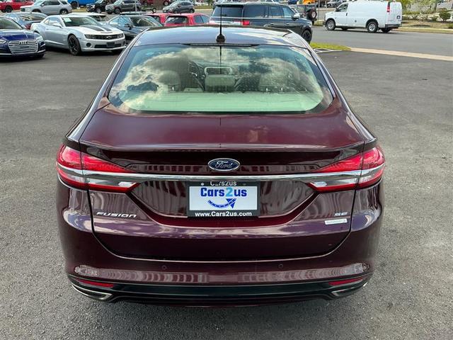 Photo of 2017 Burgundy Velvet Metallic Tinted Clearcoat Ford Fusion