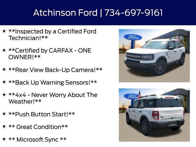 Photo of 2022 Oxford White Ford Bronco Sport