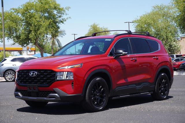 Photo of 2022 Calypso Red Hyundai SANTA FE
