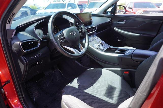 Photo of 2022 Calypso Red Hyundai SANTA FE