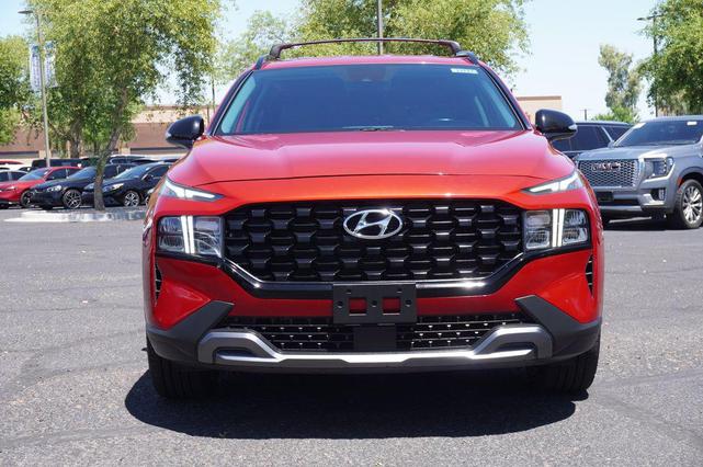 Photo of 2022 Calypso Red Hyundai SANTA FE
