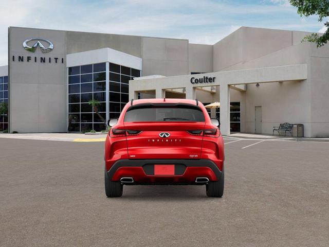 Photo of 2025 Dynamic Sunstone Red INFINITI QX55