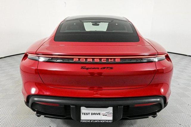 Photo of 2025 Carmine Red Porsche Taycan