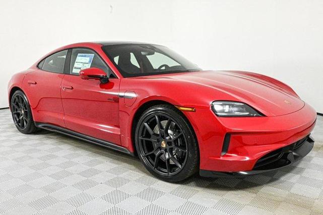 Photo of 2025 Carmine Red Porsche Taycan