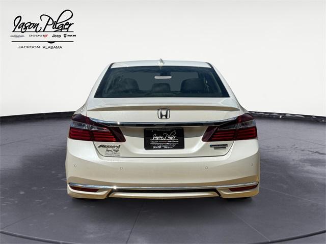 Photo of 2017 White Honda Accord Hybrid