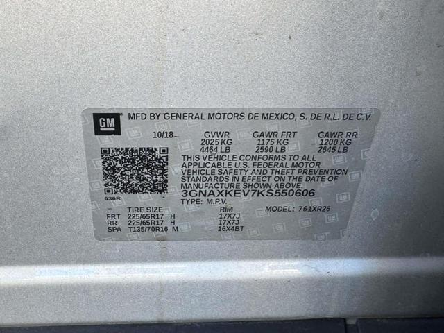 Photo of 2019 Silver Ice Metallic Chevrolet Equinox