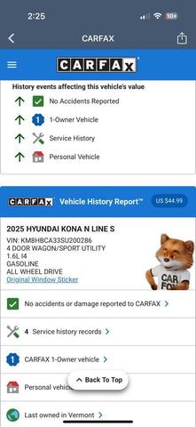 Photo of 2025 Atlas White Hyundai KONA