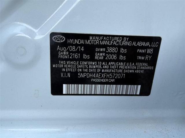 Photo of 2015 Quartz White Pearl Hyundai ELANTRA