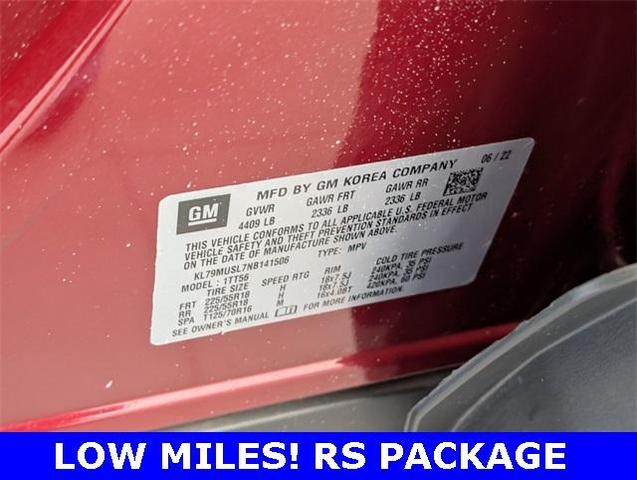 Photo of 2022 Crimson Metallic Chevrolet Trailblazer