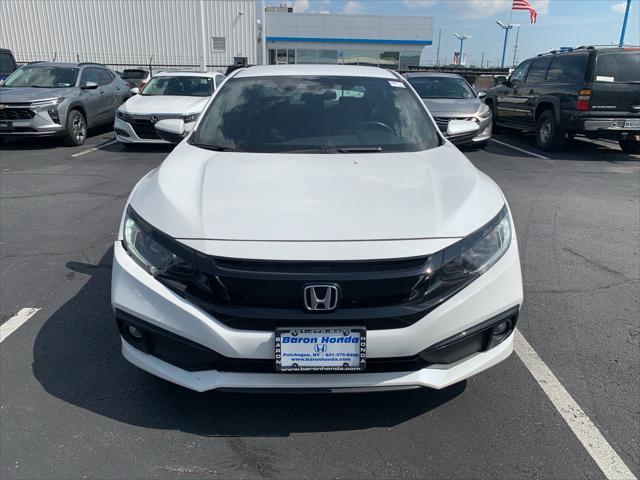 Photo of 2021 Platinum White Pearl Honda Civic
